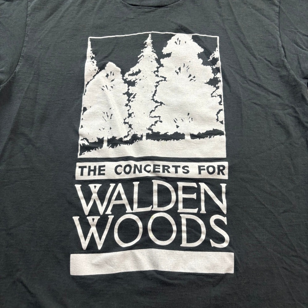 Vintage 1993 Giant Rock Concerts for Walden Woods Benefit T-Shirt Black Large - Picture 2 of 6
